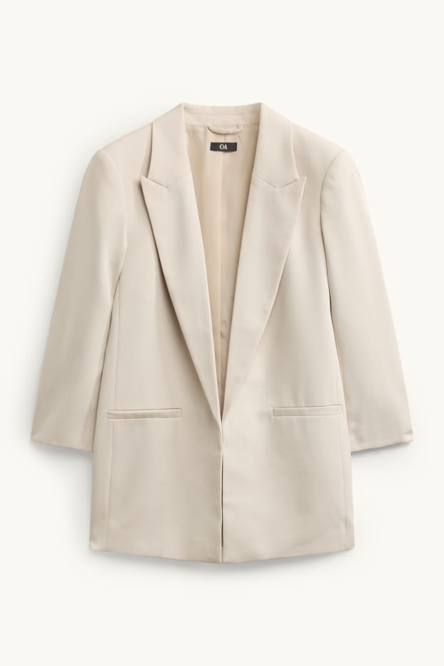 Femmes - Blazer de bureau - regular fit - beige