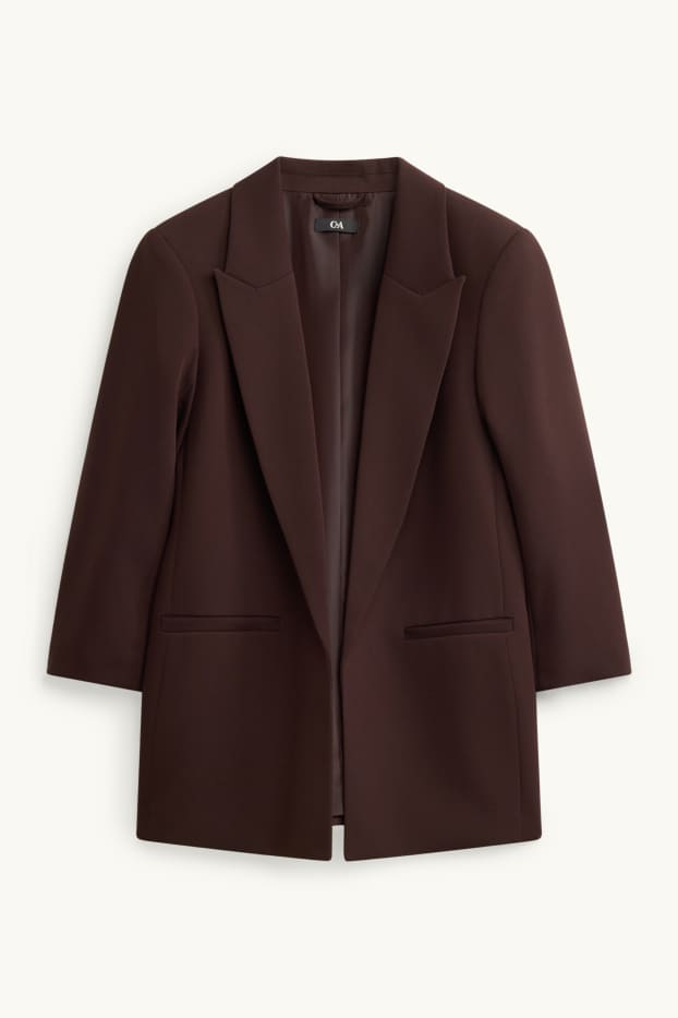 Damen - Business-Blazer - Regular Fit - braun