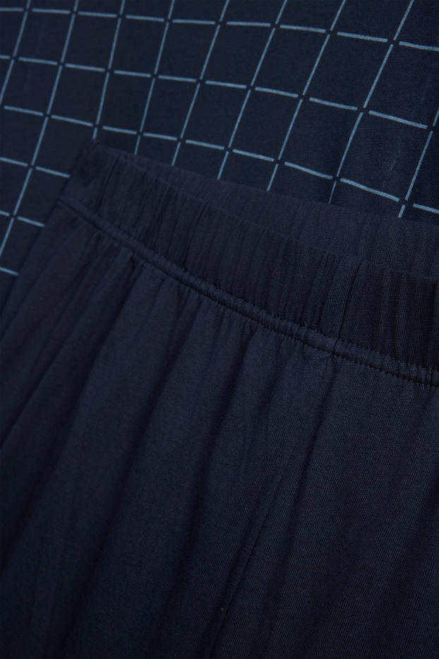 Home - Pijama - blau fosc