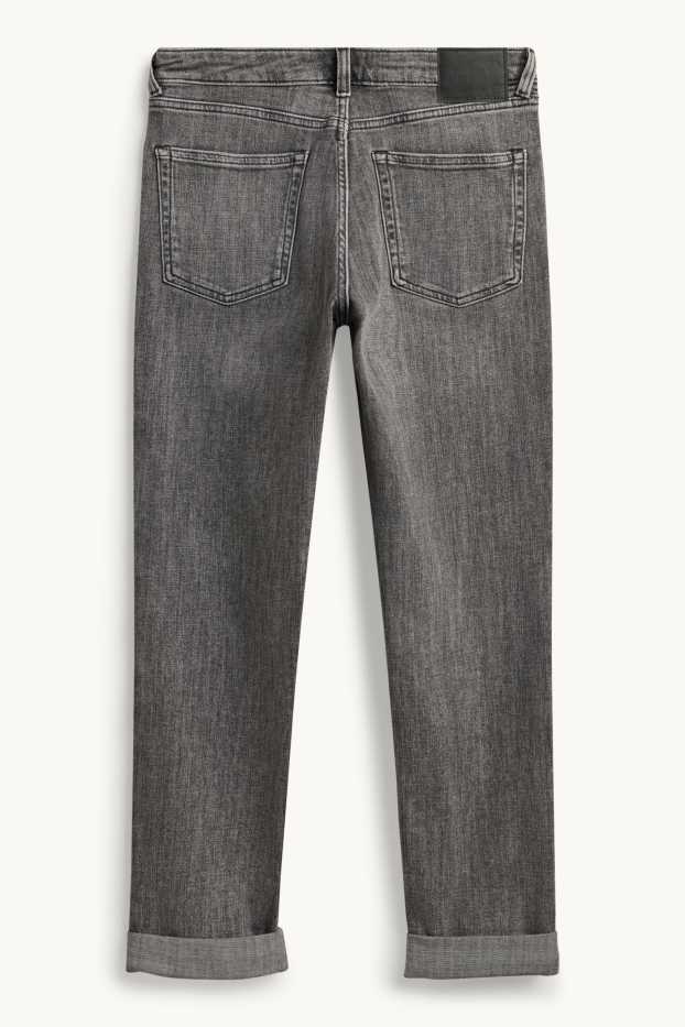 Dona - Boyfriend Jeans - mid waist - texà gris