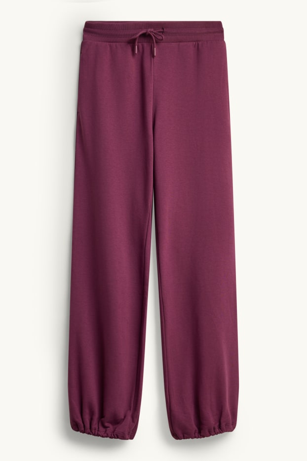 Donna - Pantaloni sportivi - porpora