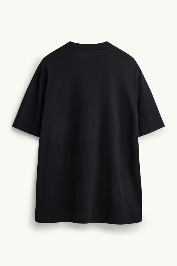 Uomo - T-shirt - relaxed fit - AC/ DC - nero