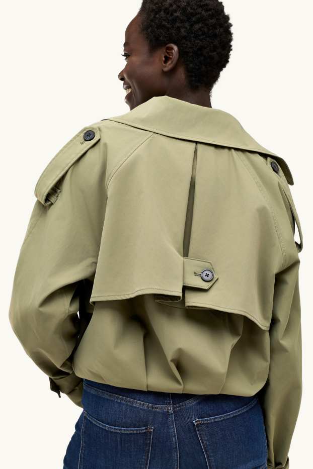 Dona - Gavardina crop - verd