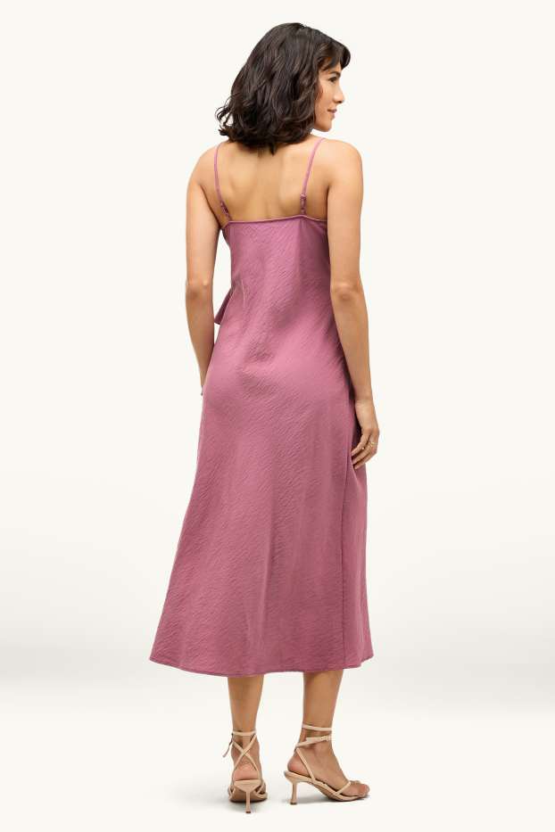 Femmes - Robe Fit & Flare à col V - violet