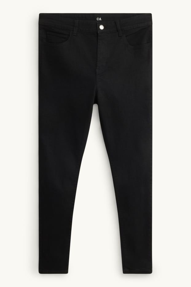 Donna - Jegging jeans - vita alta - nero