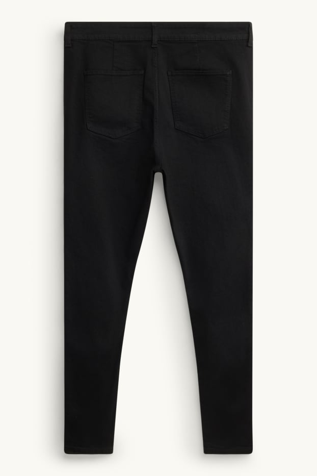 Donna - Jegging jeans - vita alta - nero