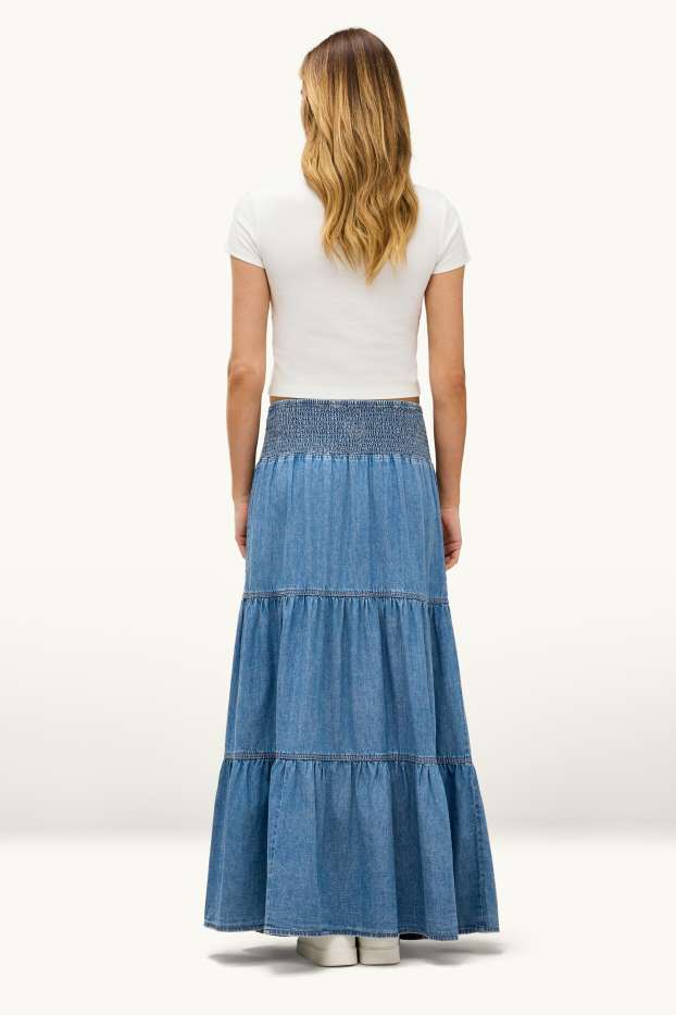 Mujer - Falda - look vaquero - vaqueros - azul