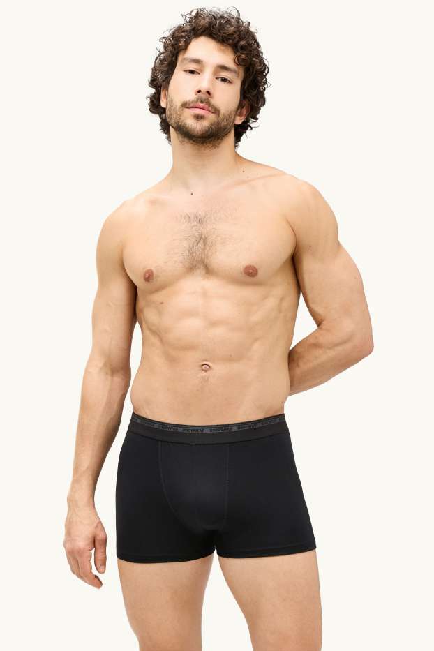 Herren - Multipack 3er - Trunks - schwarz