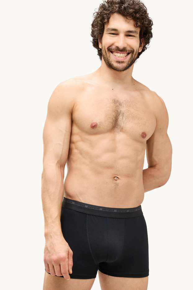 Herren - Multipack 3er - Trunks - schwarz