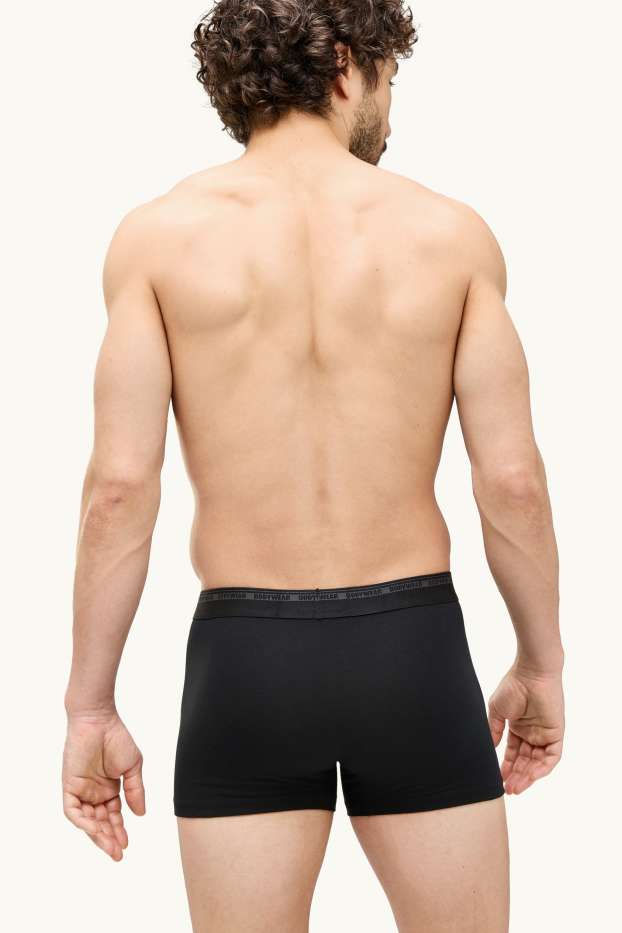 Herren - Multipack 3er - Trunks - schwarz