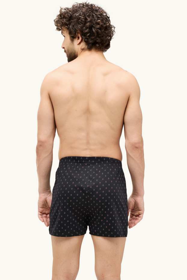 Uomo - Confezione da 2 - boxer - jersey - grigio