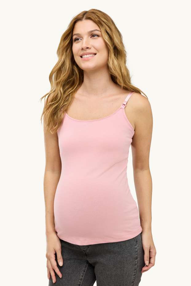 Dames - Set van 2 - voedingstop - roze