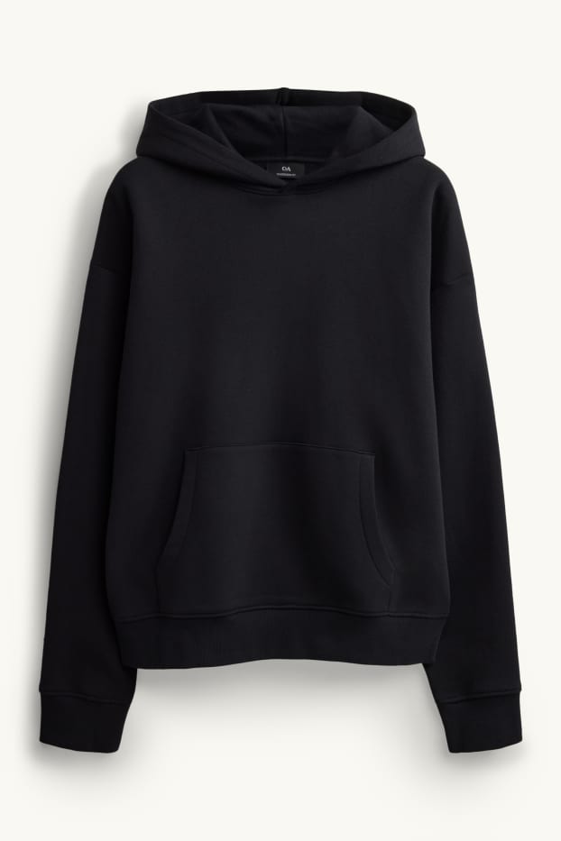 Heren - Hoodie - zwart