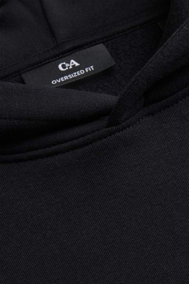 Heren - Hoodie - zwart