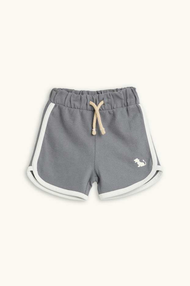 Baby Jungen - Der König der Löwen - Baby-Outfit - 2 teilig - weiß / grau