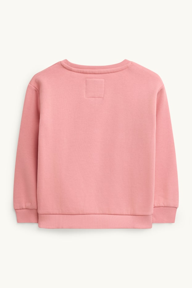 Children Girls - Minnie Mouse - sweatshirt - shiny - rose