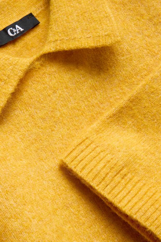 Femmes - Pull - jaune moutarde