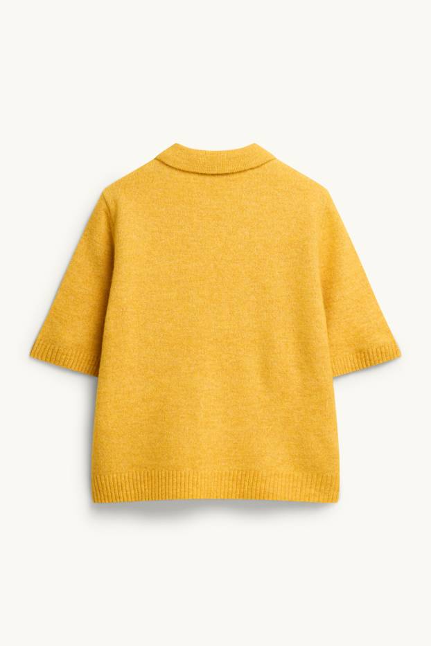 Femmes - Pull - jaune moutarde