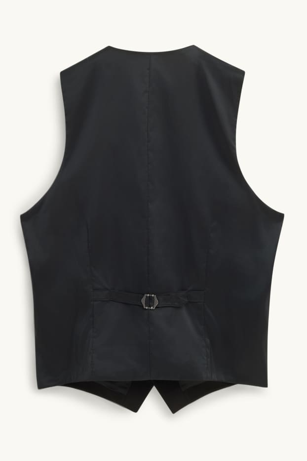 Herren - Baukasten-Weste - Slim Fit - Flex - 4 Way Stretch - LYCRA® - schwarz