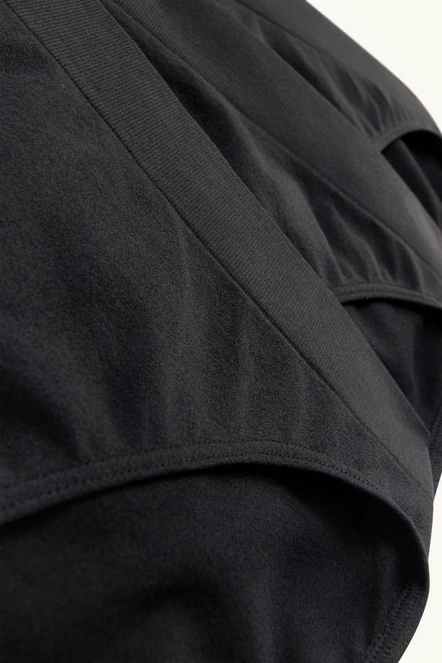 Femmes - Lot de 3 - culottes - sans coutures - noir