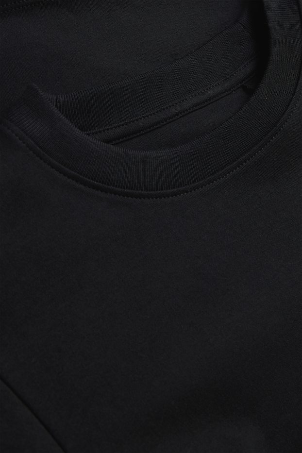 Femei - Tricou cu mânecă lungă - regular fit - negru