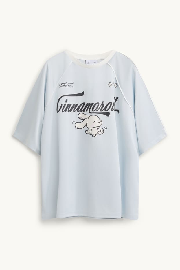 Damen - T-Shirt - Oversized - Cinnamoroll - hellblau