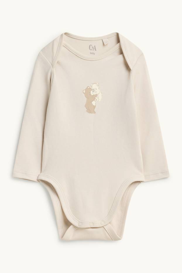 Unisex - Teddybär - Erstlings-Set - 4 teilig - beige