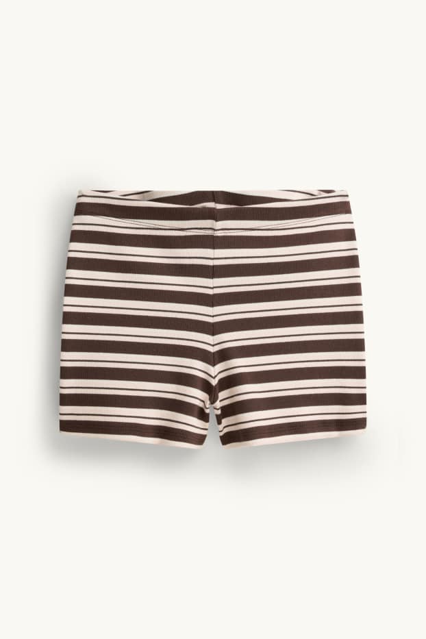 Femei - Pantaloni scurți de trening - maro