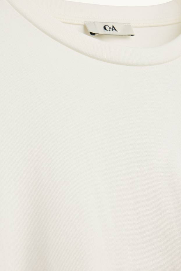 Damen - T-Shirt - Oversized - weiß