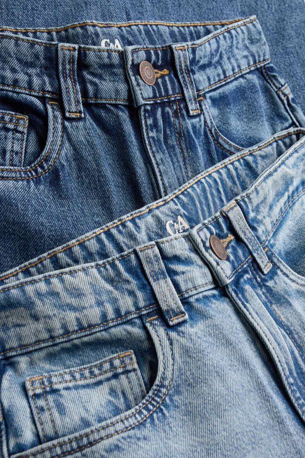 Kinder Buben - Multipack 2er - Relaxed Jeans - jeansblau