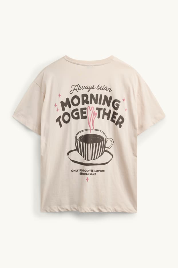 Women - T-shirt - beige