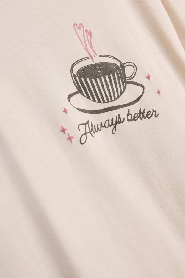 Women - T-shirt - beige