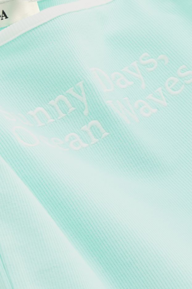 Children Girls - Vest - light blue