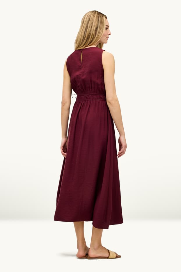 Femmes - Robe - straight fit - bordeaux