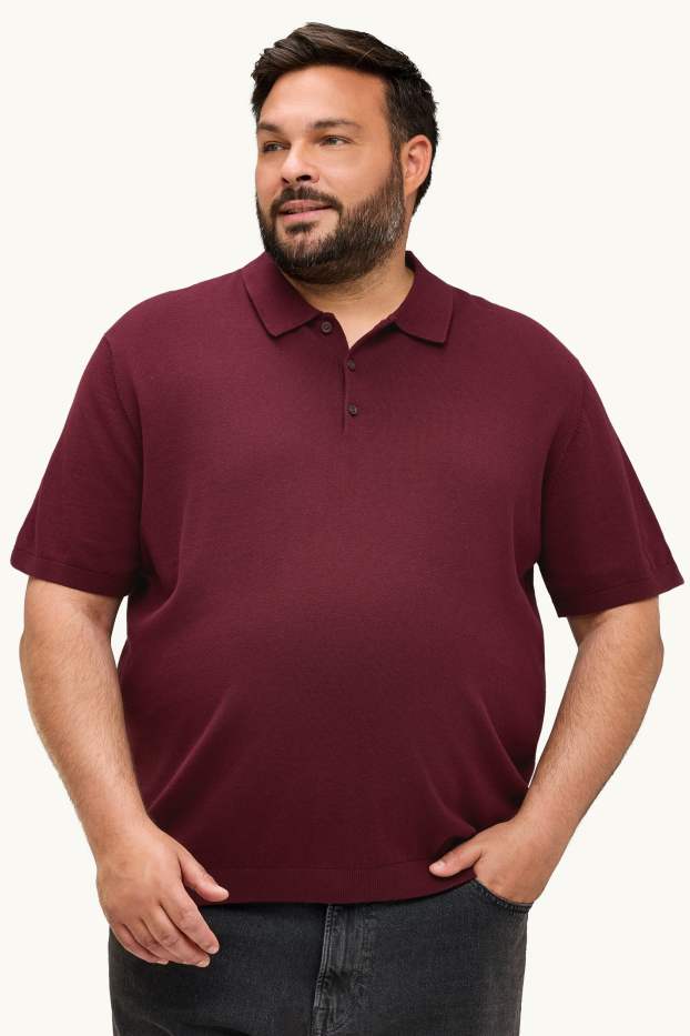 Heren - Sweatshirt - bordeaux