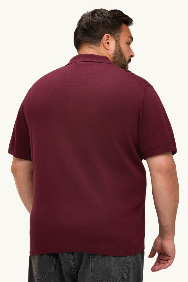 Heren - Sweatshirt - bordeaux