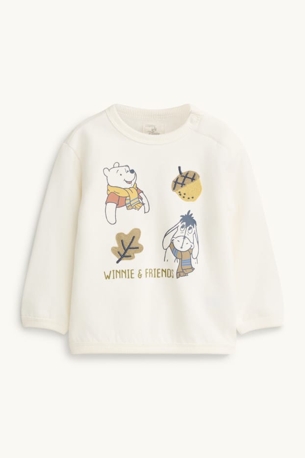 Baby Buben - Winnie Puuh - Baby-Outfit - 2 teilig - weiß / grün