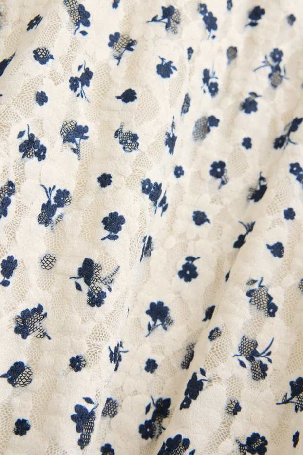 Femei - Fustă din denim - alb-crem