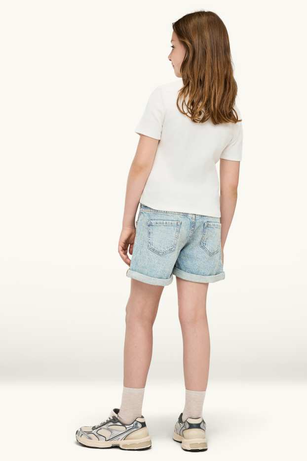 Bambine - Shorts di jeans - azzurro