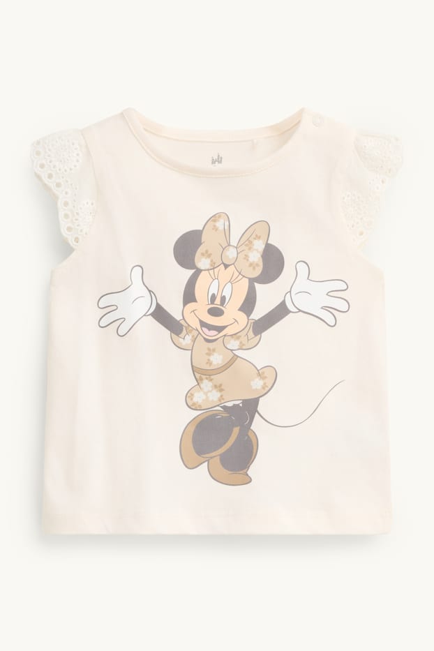 Bébés filles - Minnie Mouse - tenue pour bébé - 2 pièces - crème