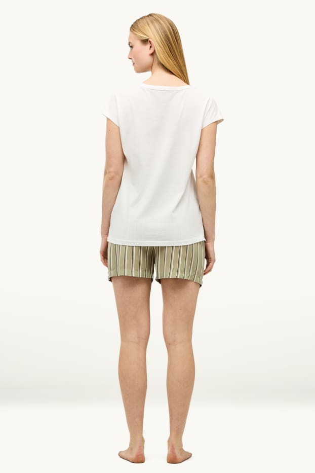 Dona - Pijama d’estiu - groc clar