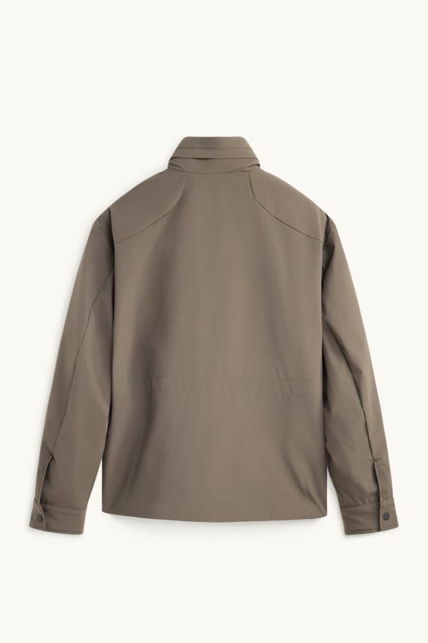 Uomo - Giacca tecnica - foderata - impermeabile - kaki