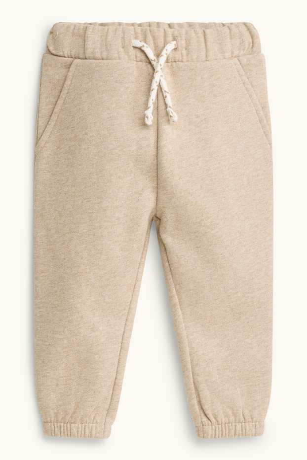 Miminka - chlapci - Pejsek - outfit pro miminka - 2dílný - bílá/béžová