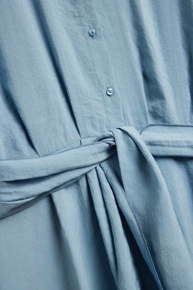 Dames - Jurk - straight fit - lichtblauw