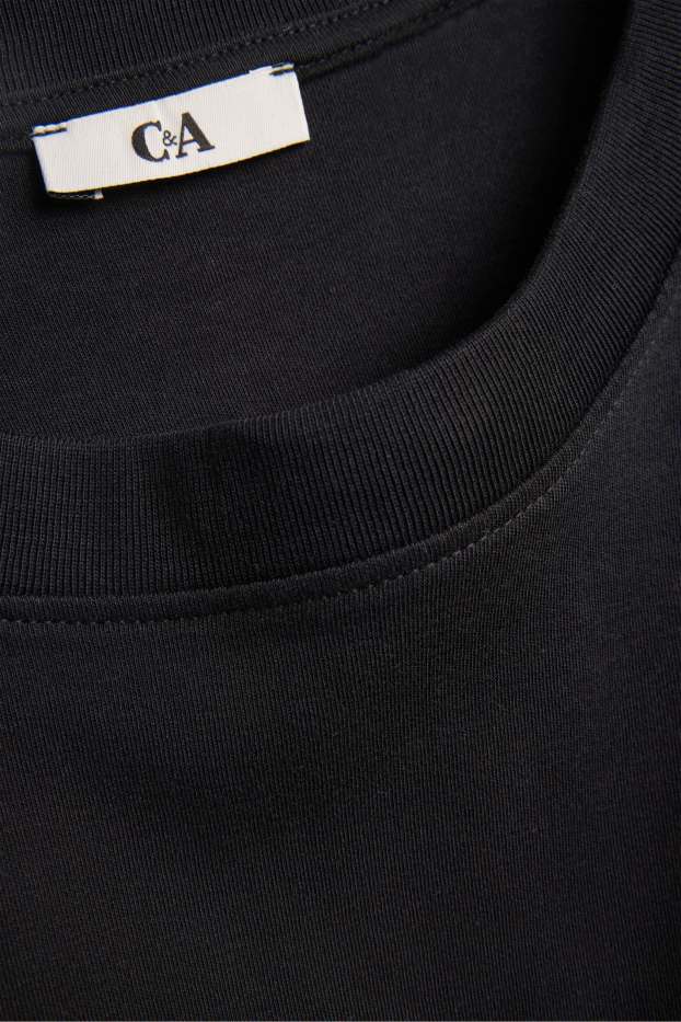 Women - Long sleeve top - regular fit - black