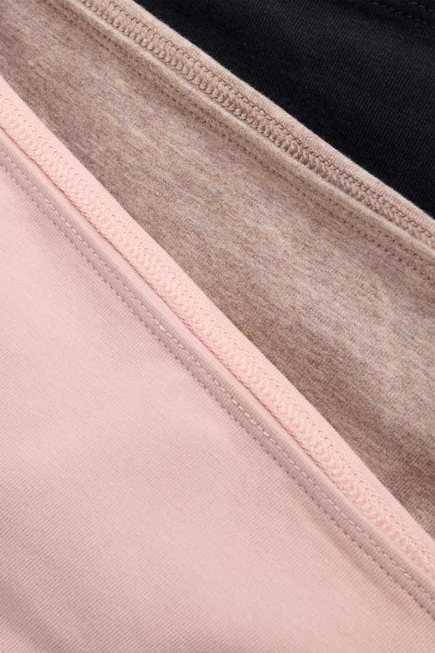 Damen - Multipack 3er- Slip - rosa / beige