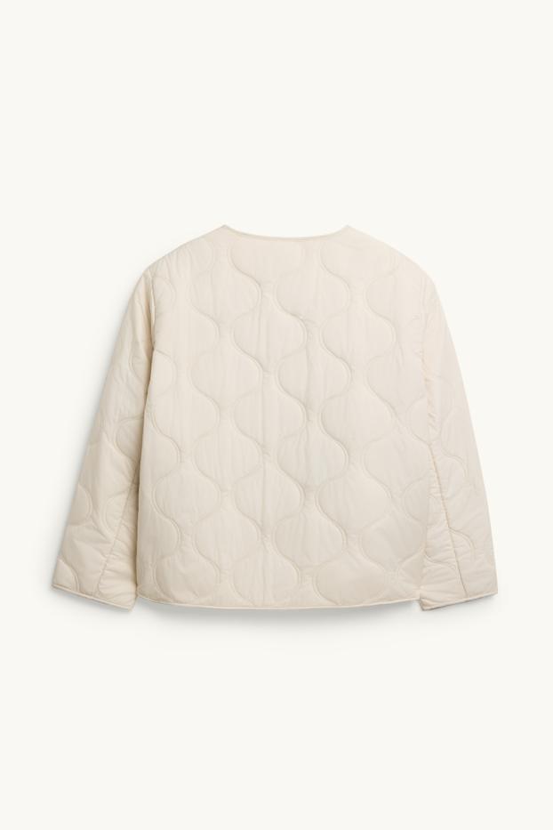Damen - Steppjacke - cremeweiß