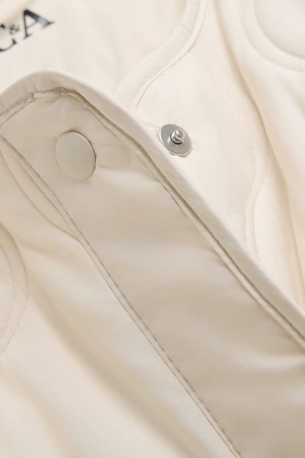 Damen - Steppjacke - cremeweiß