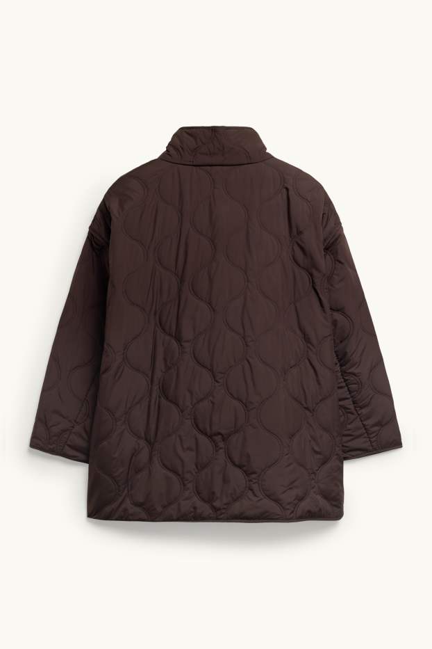 Damen - Steppjacke - dunkelbraun