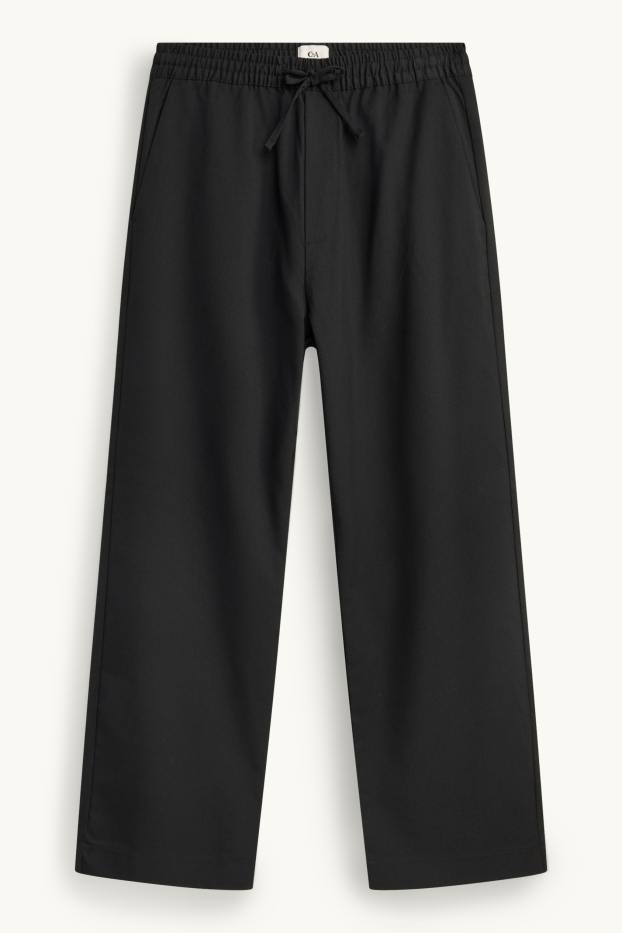Unisex - Pantaloni - relaxed fit - nero